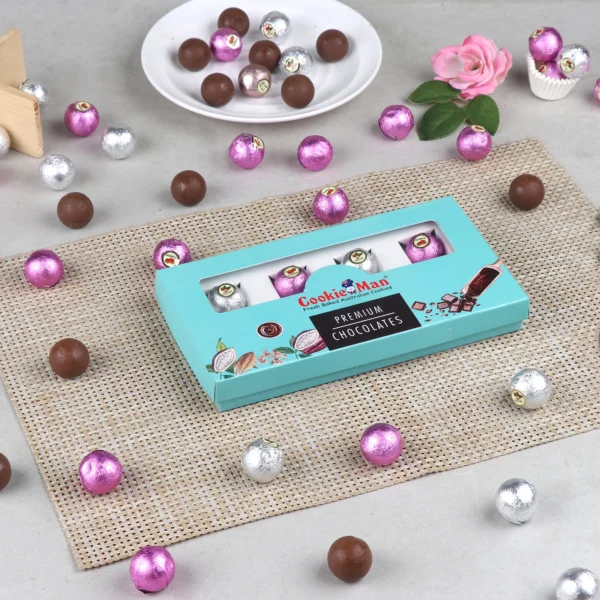 Cookie Man - Premium Chocolate Gift Box - 8 Moulded Chocolates Gift Box