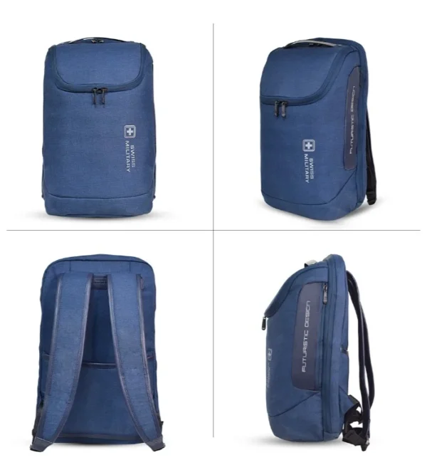 Multi Utility Laptop Backpack Blue