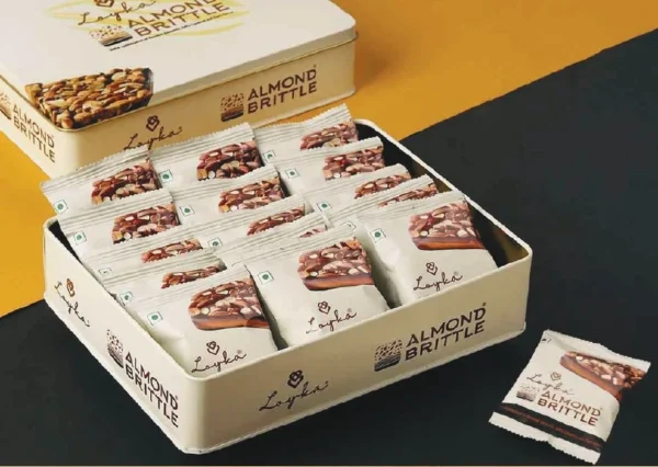 Loyka Almond Brittle Royal Tin(15pcs) Box