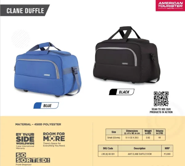 American Tourister- CLANE 51cm- Black