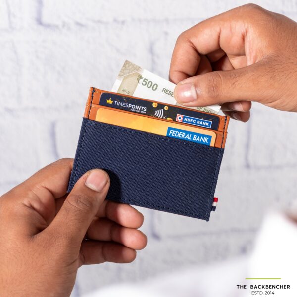 THE BACKBENCHER - HOUSTON CARD WALLET (Navy)