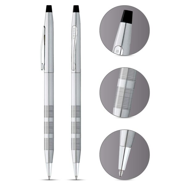 Cross Classic Century, Satin Chrome, Ballpoint Pen (AT0082-14)
