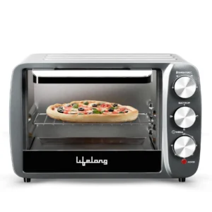 LLOTDB19 Lifelong Otg 19 Litre For Kitchen With Barbeque Tray-1300W Oven Toaster Griller Machine (Grey)