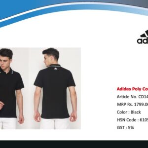 Customized Adidas T-shirt Black