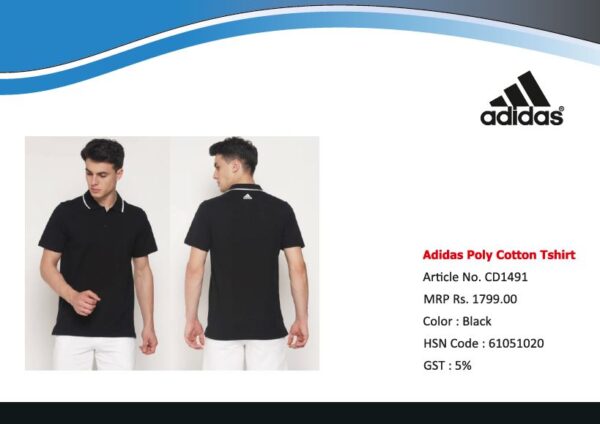 Customized Adidas T-shirt Black