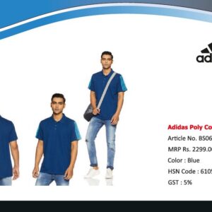 Adidas Poly Cotton Tshirt-Article No. BS067
