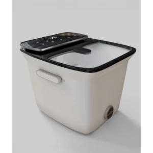 LLM477 Lifelong Premium Foot Spa Massager Foot Spa with Digital Screen (White)