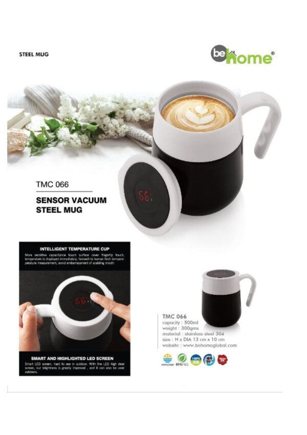 BEHOME-SENSOR VACCUM MUG - 500ML