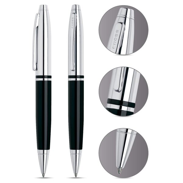 Cross Calais Chrome Ball Pen, Black