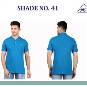 Monte Carlo Blue Slub Polo T-ShirtMonte Carlo