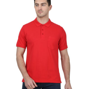 Monte Carlo Red Cotton Regular Fit Polo T-ShirtMonte Carlo