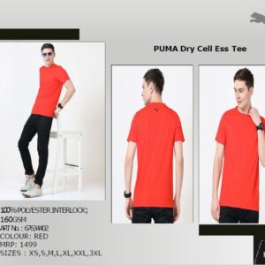 PUMA Dry Cell Ess Tee Red