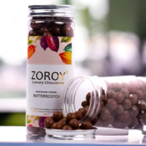 CAZY0211 ZOROY Luxury CHOCOLATE COATED NUTS (Chocolate Butterscotch 200g)