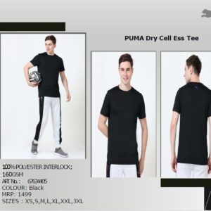 PUMA Dry Cell Ess Tee Black