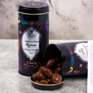 CAZY0212 ZOROY Luxury CHOCOLATE COATED NUTS (Chocolate Raisin 100g)