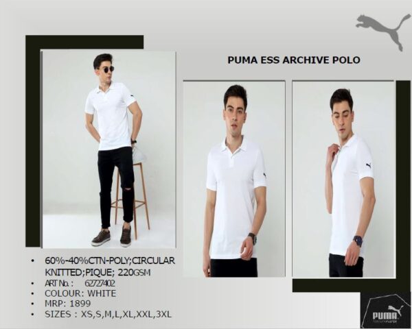 PUMA ESS ARCHIVE POLO White