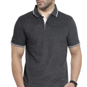 Scott-AWG T-shirt - Charcoal With White