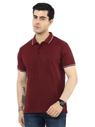 Scott-GREEN POLO NEW - Maroon