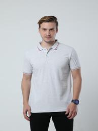 Scott-GREEN POLO NEW - White Milange