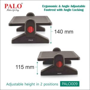 PALO Ergonomic & Angle Adjustable Footrest with Angle Locking