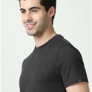 Marks & Spencer- Round Neck T-Shirt- Charcoal Grey