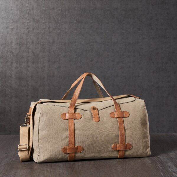 Mona B-FLAP BROWN DUFFEL