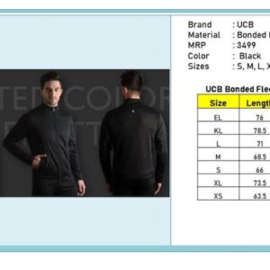 UCB-Bonded Fleece Black