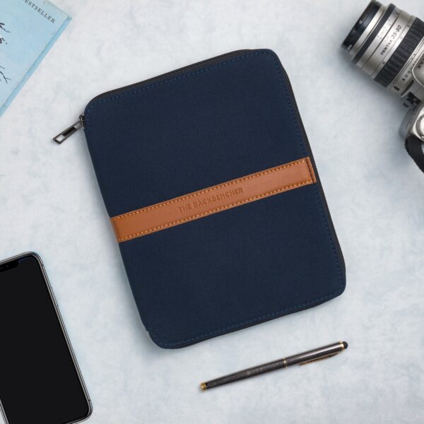 THE BACKBENCHER - MICHIGAN WORK ORGANIZER WITH A5 NOTEBOOK (Navy blue)