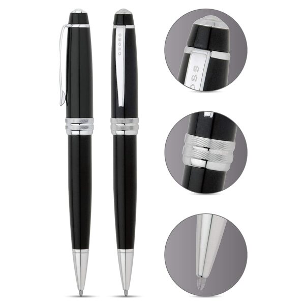 Cross Bailey Ballpoint Pen, Black Chrome