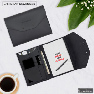 THE BACKBENCHER - CHRISTIAN NOTEBOOK ORGANIZER (Black)