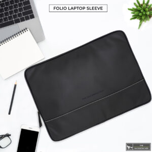 THE BACKBENCHER - FOLIO LAPTOP SLEEVE (Navy blue)