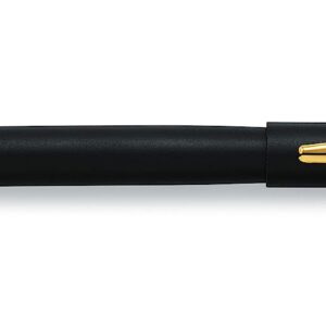 Legend Estilo Roller Pen (Gel pen) with German Roller Refill (Blue Ink) for superior writing experience Luxury Black Matte finish with lacquered gold appointments