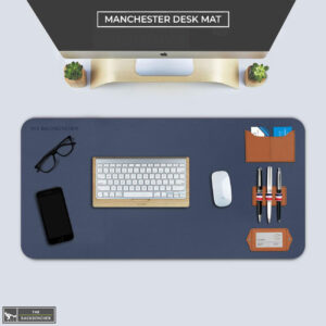 THE BACKBENCHER - MANCHESTER DESK MAT (Navy blue)