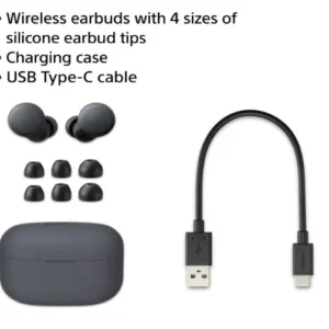 Sony LinkBuds S WF-LS900N_BK Truly Wireless Noise Cancellation Earbuds