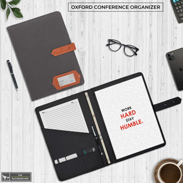 THE BACKBENCHER - OXFORD CONFERENCE ORGANIZER (Grey)