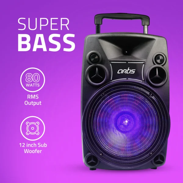 Artis-BT918 Wireless Bluetooth Trolley Speaker