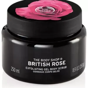 THE Body Shop British Rose Body Scrub Exfoliating feels exquisite with this beautiful gel textured body scrub with real rose petals. Scrub (250 ml)