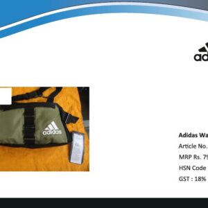 adidas green waist pouch