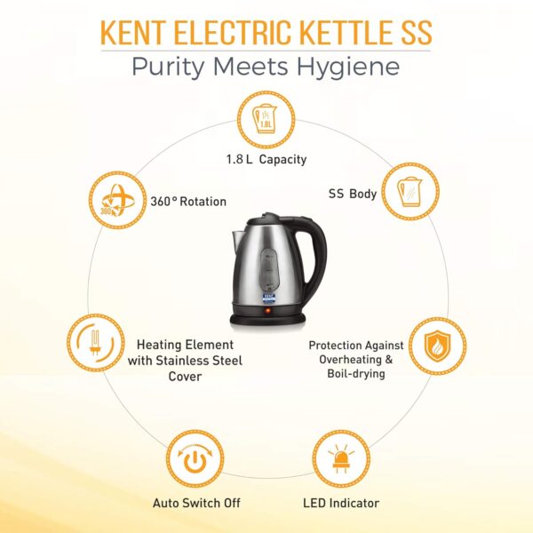 KENT ELECTRIC KETTLE SS (16026)