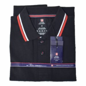 Swiss Military-TSH4A POLO T-SHIRT (BLACK)
