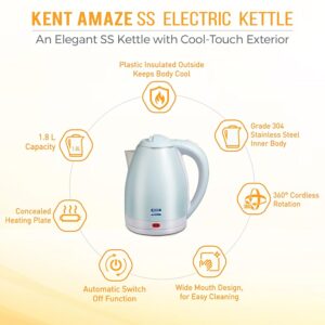 KENT AMAZE STAINLESS STEEL KETTLE 1.8L (16055)