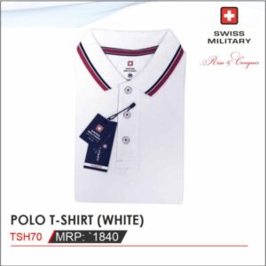 Swiss Military-POLO T-SHIRT (WHITE)