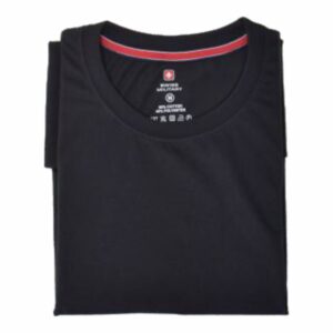Swiss Military-MENS ROUND NECK T-SHIRT (BLACK)
