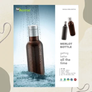 BEHOME-MERLOT VACCUM BOTTLE