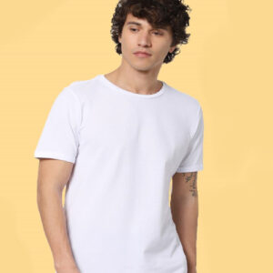 JACK & JONES- JESPER ROUND NECK -T-SHIRT -White COLOUR