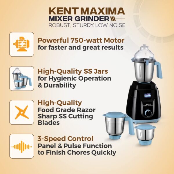 KENT MAXIMA MIXER GRINDER(16115)