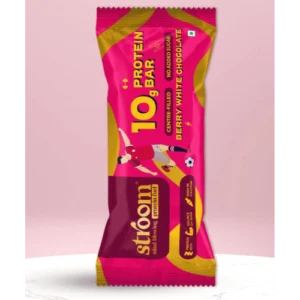 STOM011 STROOM Berry White Choco Protein Bar 45g