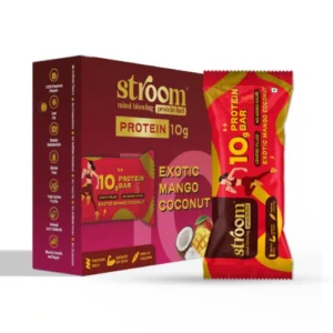 STOM018 STROOM Exotic Mango Choconut Protein Bars 45g (Pack of 6)